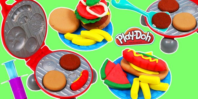 play doh kitchen hamburger